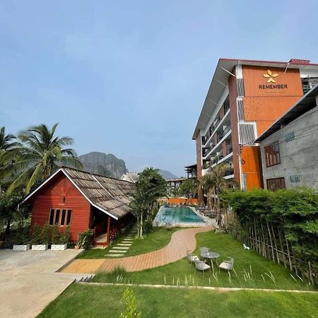 Vang Vieng Bungalows Buitenkant foto